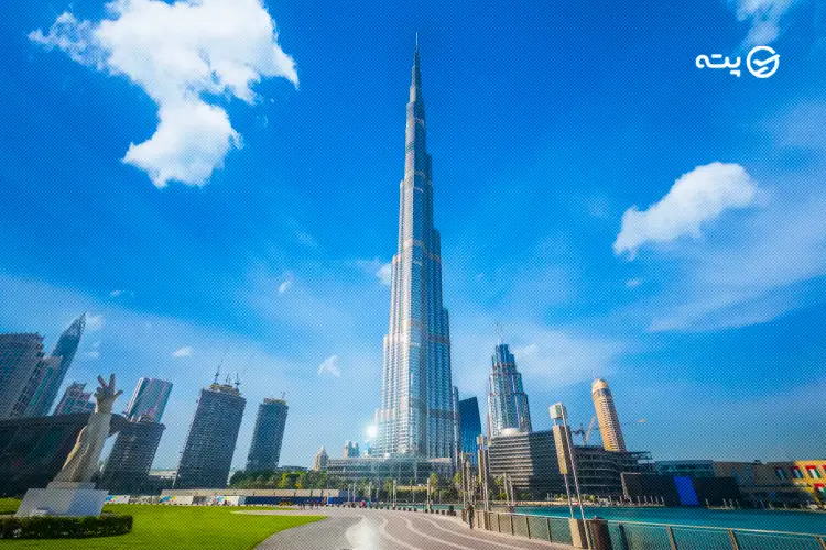 برج خلیفه از جاهای دیدنی دبی