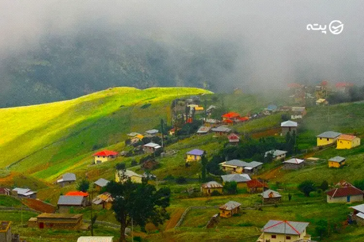 روستاهای مسیر جاده اسالم به خلخال