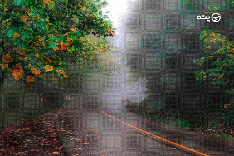 جاده اسالم به خلخال از جاهای دیدنی شمال