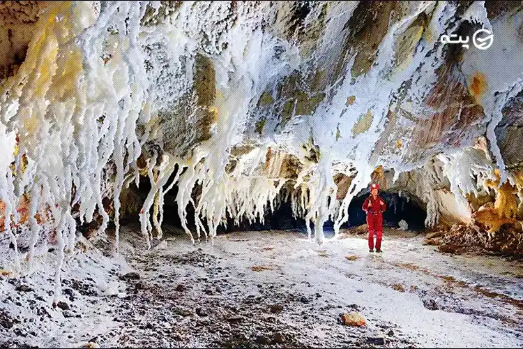 غار نمک از جاهای دیدنی جنوب