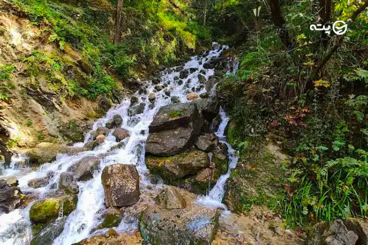  آبشار آب پری از جاهای دیدنی مازندران