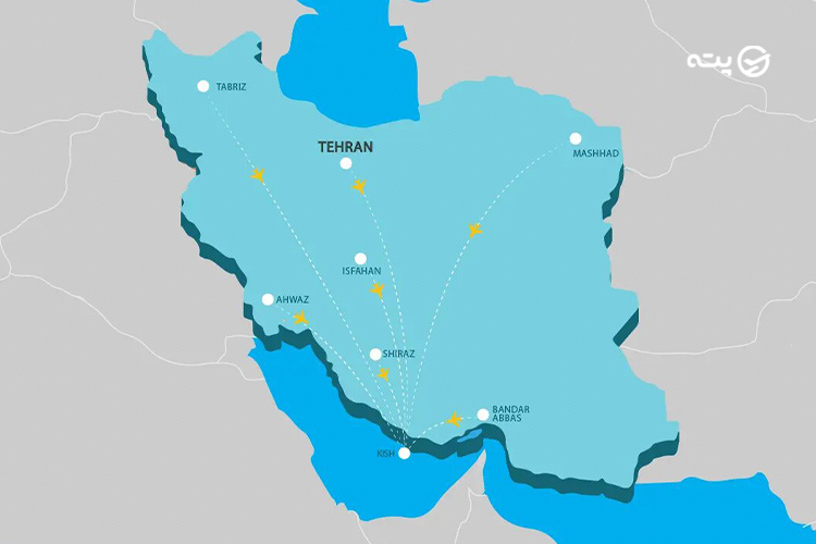 سفر هوایی از قشم به کیش