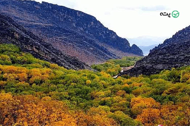 روستای دشتک شیراز در پاییز