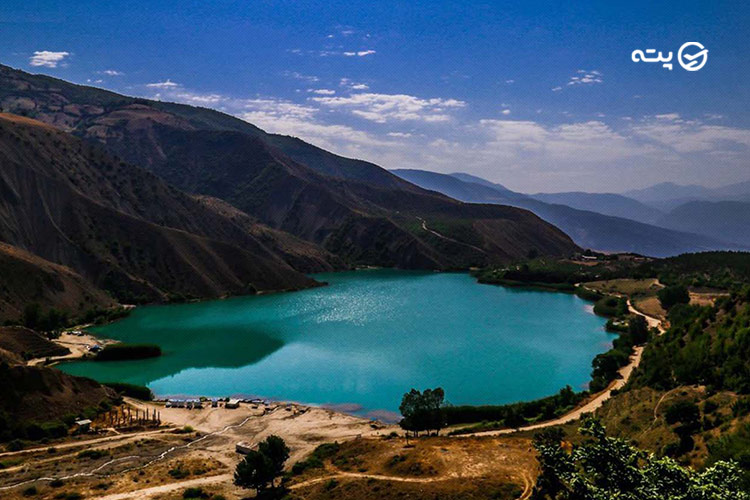 دریاچه دو خواهران از جاهی دیدنی آمل پته