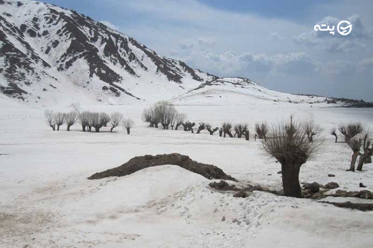 دشت هویج تهران در زمستان