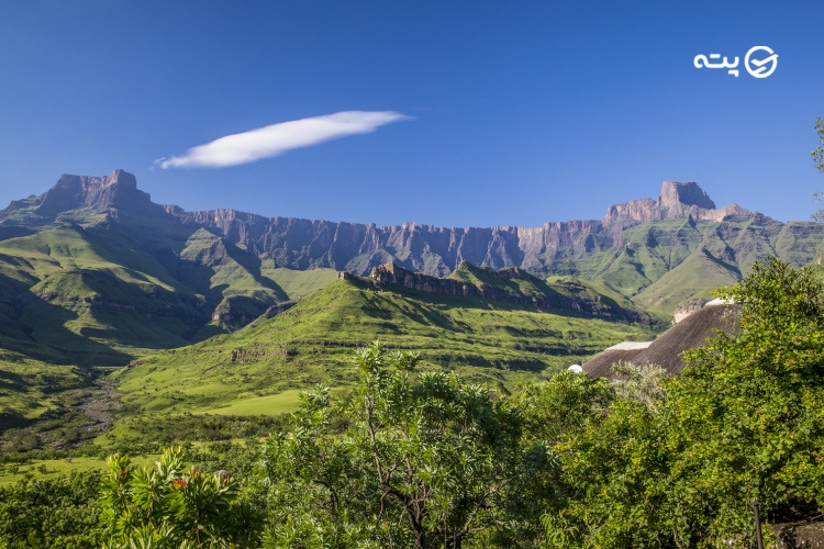 رشته کوه دراکنزبرگ از جاهای دیدنی آفریقا